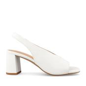 unisa mondy sling back heels in white image