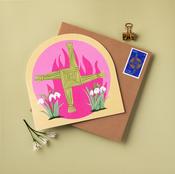 St Brigid's Day Card