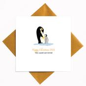 SNA Penguin Christmas Card image