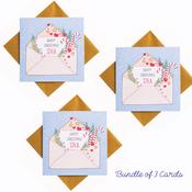 Bundle of 3 SNA Christmas cards