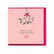 Happy Christmas Wife Card