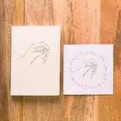 Baby A5 Notebook &amp; Matching Card