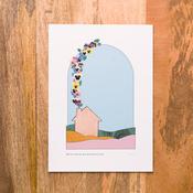Níl aon tinteán mar do thinteán féin - There's no place like home print image