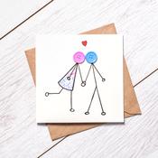 Button Love Boy &amp; Girl image