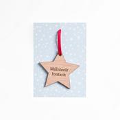 Múinteoir Iontach  Wooden Star Decoration