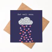Glitter Cloud Get Well Soon image