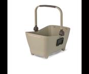 BASIL BASIL BUDDY DOG BICYCLE BASKET KF, 32L, BISCOTTI BROWN