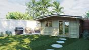 DUBLIN LOG CABIN 5m X 5m image