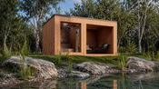PREMIUM EMBER THERMOWOOD SAUNA CABIN 5.2m x 3.0m