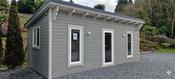One Bedroom Log Cabin C 6.75m x 3.7m 25m2 Flat Pack (22.5ft x 12.33ft) image