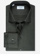 Houndstooth Wrinkle Free Flannel Shirt Green image