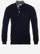 Cable Knit Knitwear Navy