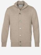 Button Up Cardigan Beige