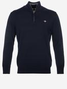 Classic Cotton Half Zip Sweater Evening Blue image