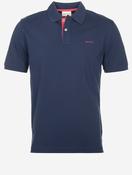 Regular Contrast Piqué Short Sleeve Polo Shirt Persian Blue image
