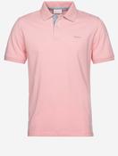 Regular Contrast Piqué Short Sleeve Polo Bubblegum Pink image
