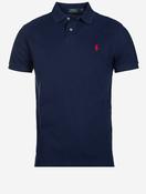 Basic Mesh Polo Shirt Light Navy