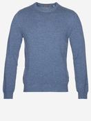 Cashmere Crew Neck Slim Fit Jumper Blue