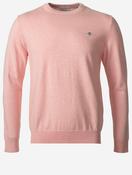 Classic Cotton Crew Neck Sweater California Pink Melange