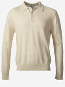 Slub Cotton Linen Polo Seed Melange image