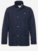Quilted Windcheater Mid-Length Jacket Evening Blue
