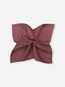 Polka Dot Silk Pocket Square Burgundy