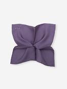 Polka Dot Silk Pocket Square Purple