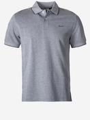 Two-Tone Short Sleeve Polo Evening Blue image