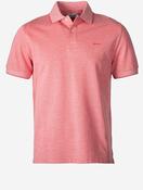 Two-Tone Short Sleeve Polo Rose Red image