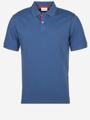 Regular Contrast Piqué Short Sleeve Polo Shirt Vintage Blue image