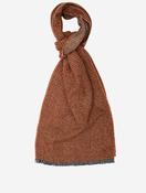 Rust Wool Pattern Scarf image