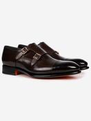 Double Monk Shoe Dark Brown image