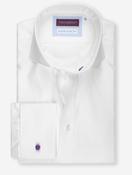 Super Slim Double Cuff Shirt White image