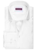 Thomas Mason Twill Slim Single Cuff Shirt White image