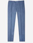 Wool Silk Linen Trouser Blue image