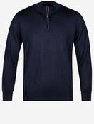 Merino Wool Half-Zip Navy