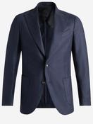 Plaid Check Sports Jacket Navy image