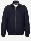 Short Wool Blouson Navy