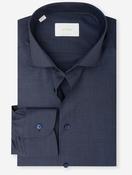 Contemporary Fit Plain Merino Wool Shirt Blue image