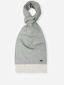 Herringbone Wool Scarf Chateau Grey image