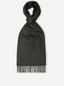 Check Wool Scarf Green image