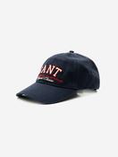 Crest Graphic Cotton Twill Cap Evening Blue