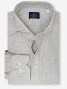 Houndstooth Flannel Shirt Stone