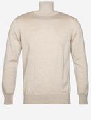 Merino Wool Turtle Neck Beige