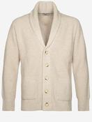 Shawl Cardigan Wheat