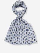 Cotton Pattern Scarf Blue