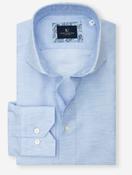 Cotton &amp; Linen Mix Shirt Blue