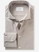 Contemporary Striped Oxford Shirt Brown image