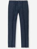 Linen Drawstring Trouser Blue image
