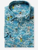 Morgan Surf Linen Shirt Blue image